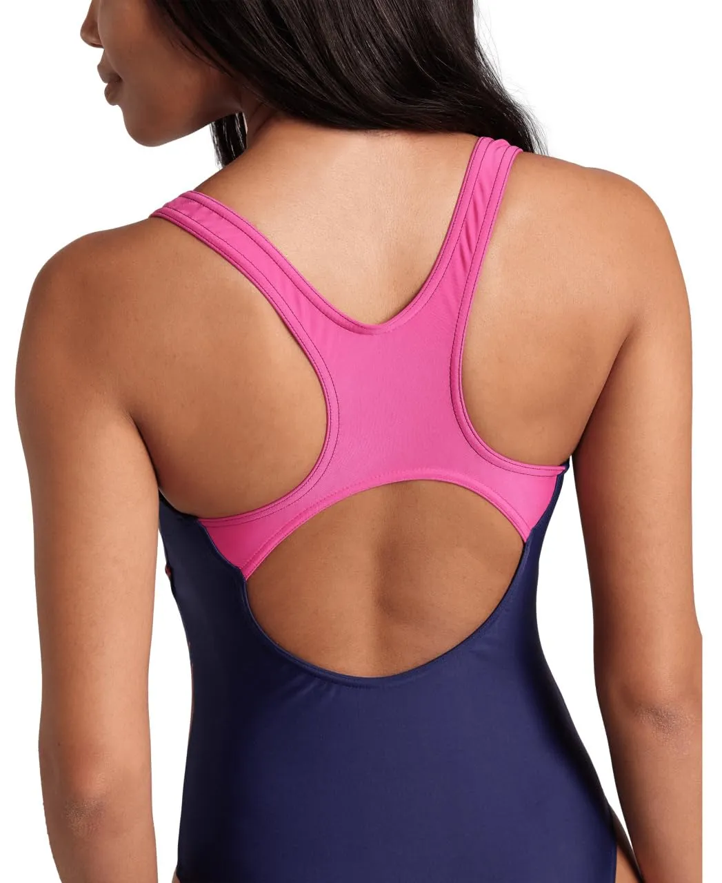 Arena Control PRO Back Costume Intero Donna 44 Navy-Rose