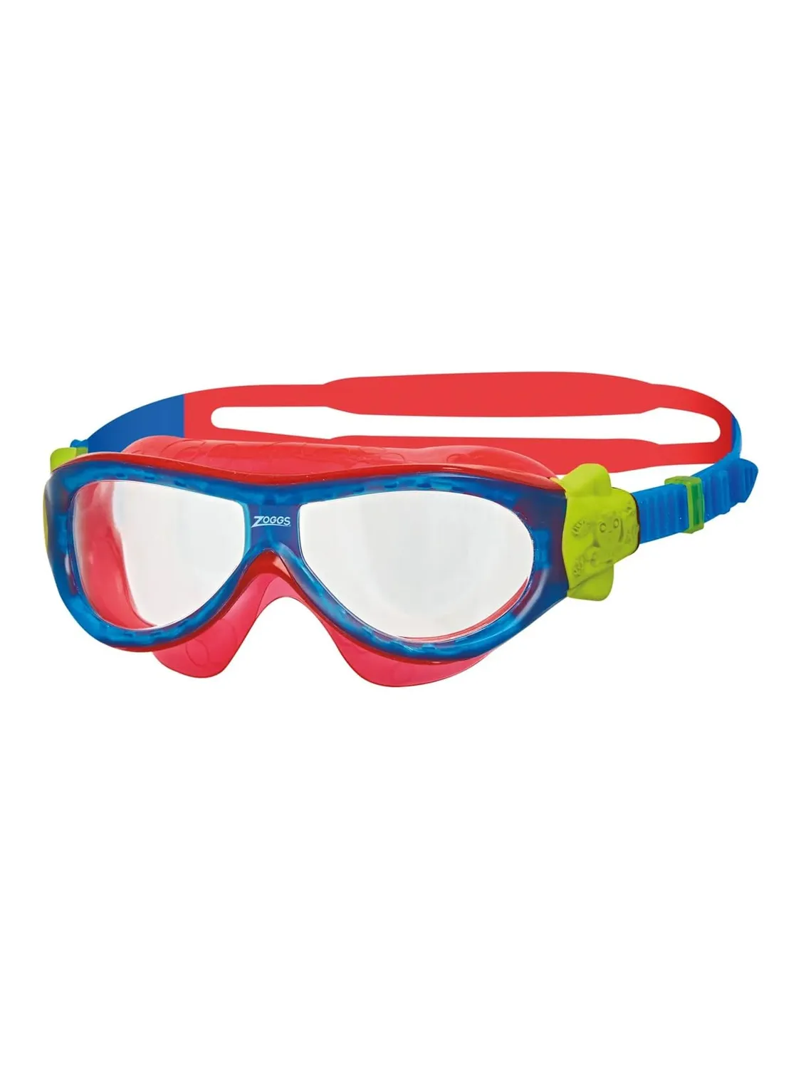 Zoggs Phantom occhialini nuoto bambino verde blu tinta antiappannamento