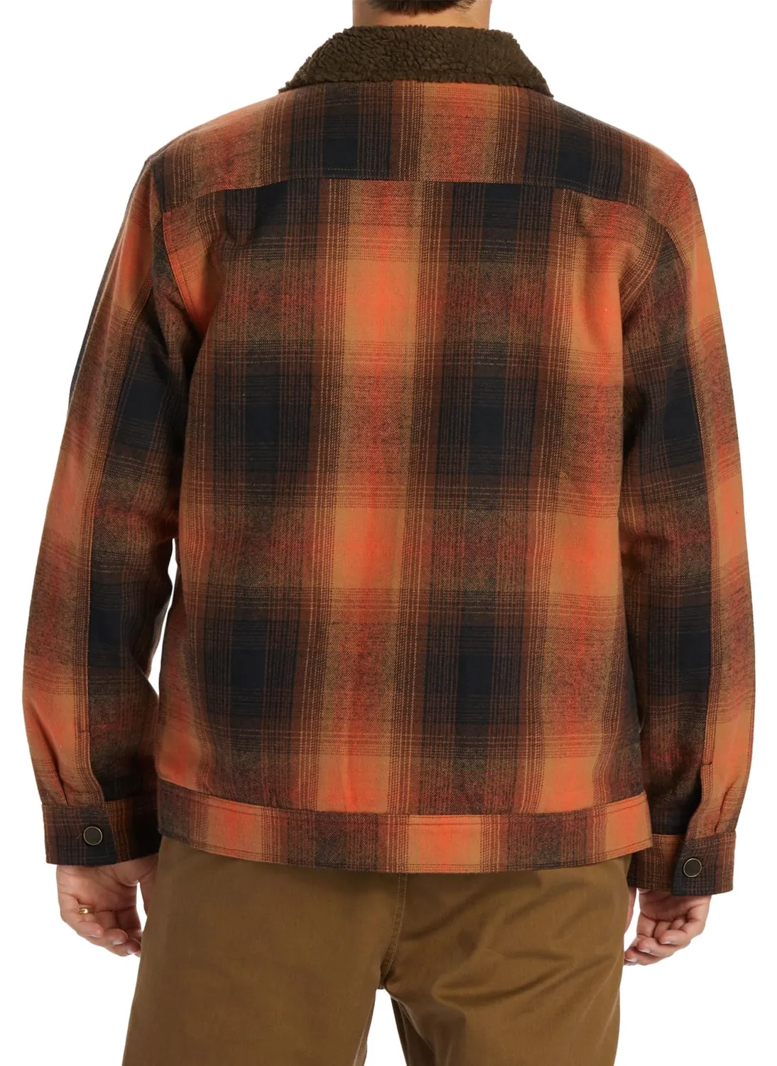 Billabong Barlow Sherpa giacca a vento marrone antivento
