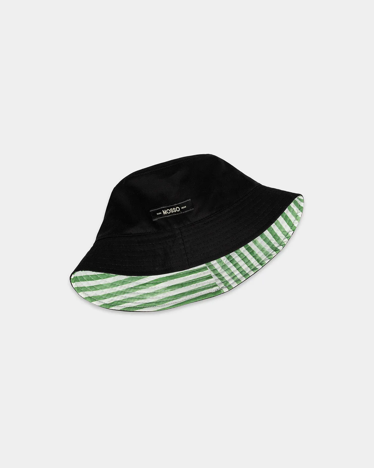 Mosso Sunwear Archive bucket hat reversibile nero