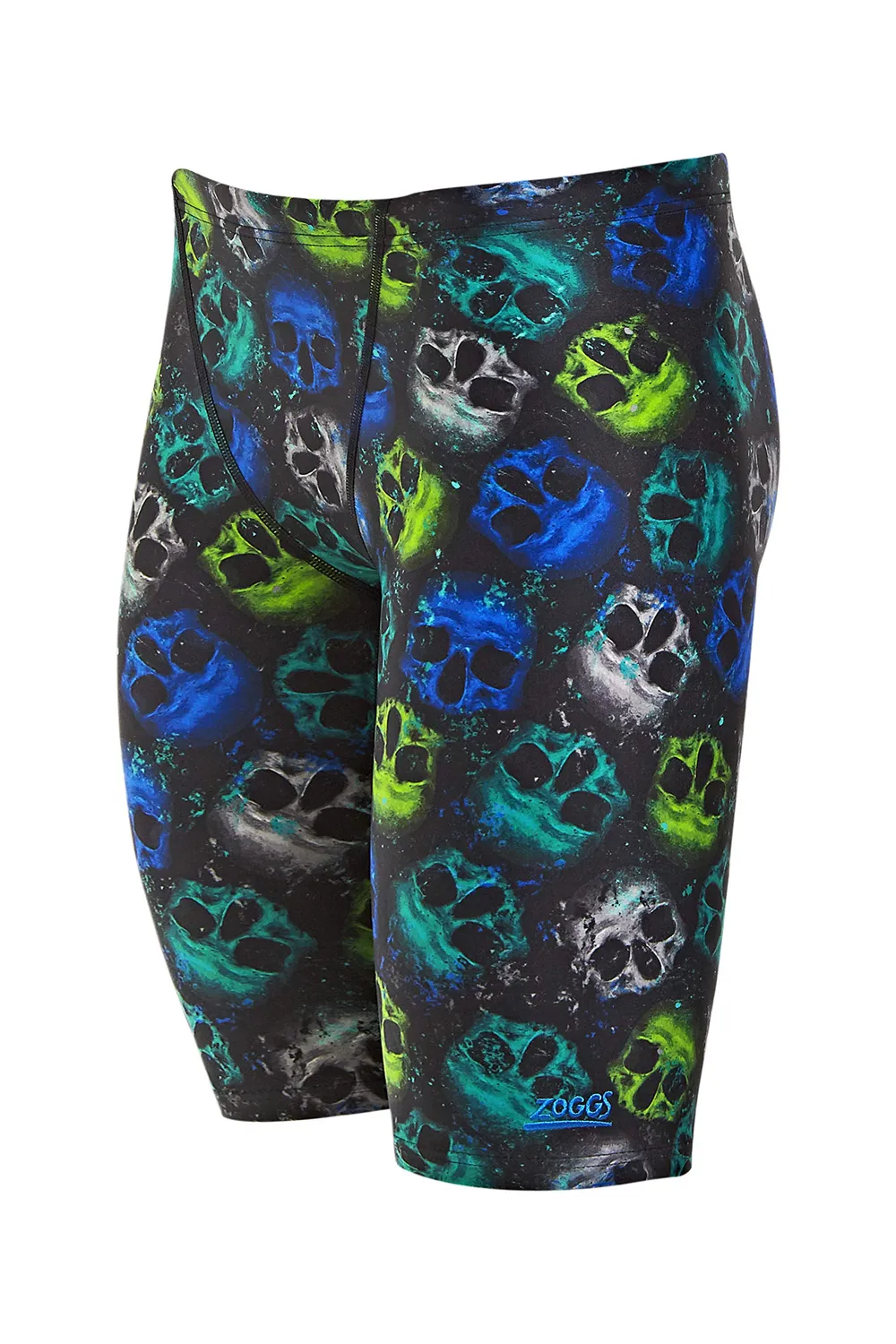 Zoggs Knucklehead Jett Jammer XS costume teschio cloro