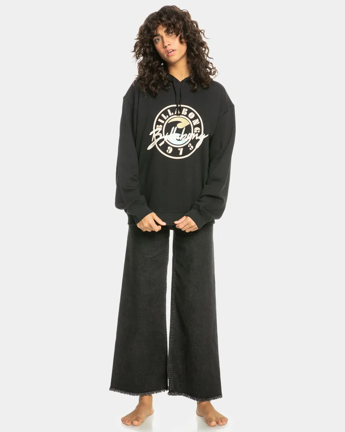 Billabong Del Mar Hoodie felpa donna S misto cotone