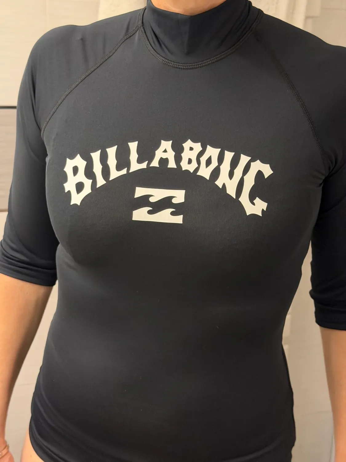 Billabong Tropic Surf SS rashguard donna bianca UPF50+