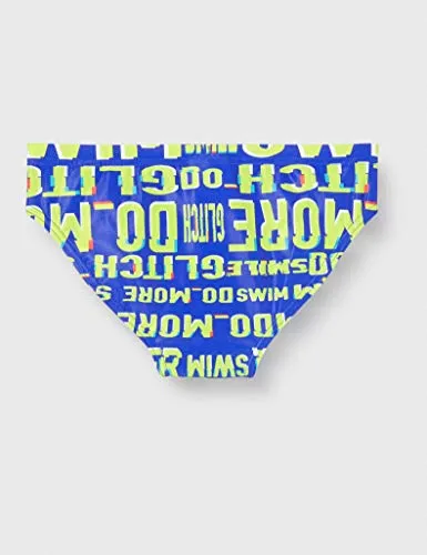 Arena Neon Glitch Jr slip nuoto bambino cloro-resistente