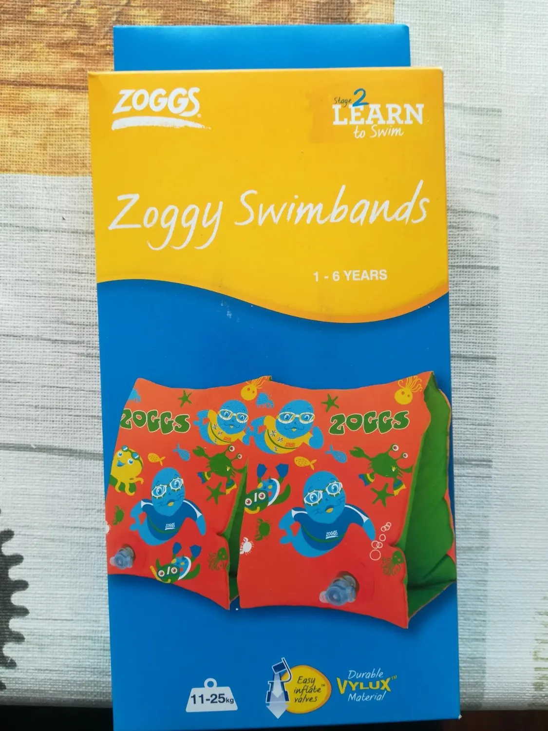 Zoggs braccioli fascia nuoto bambini 1-6 anni 25 kg