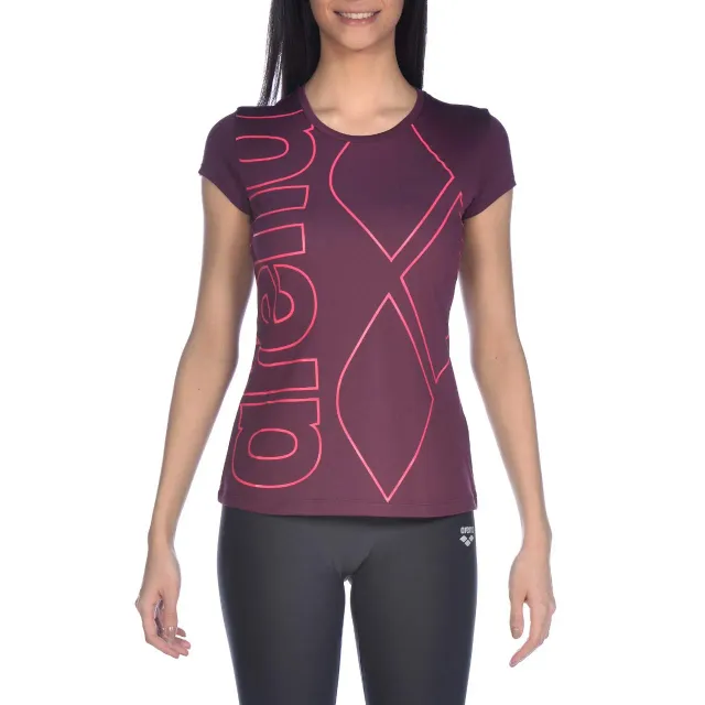 Arena Gym Logo maglia maniche corte donna cotone