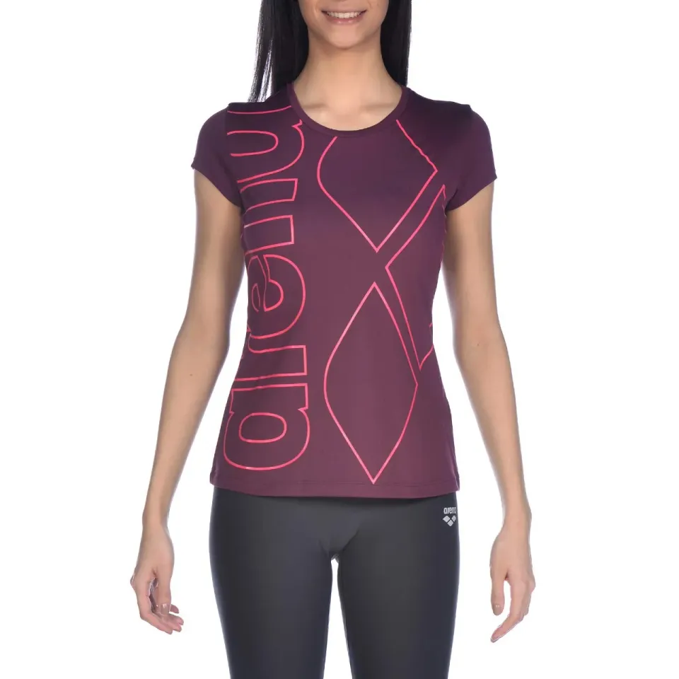 Arena Gym Logo maglia maniche corte donna cotone
