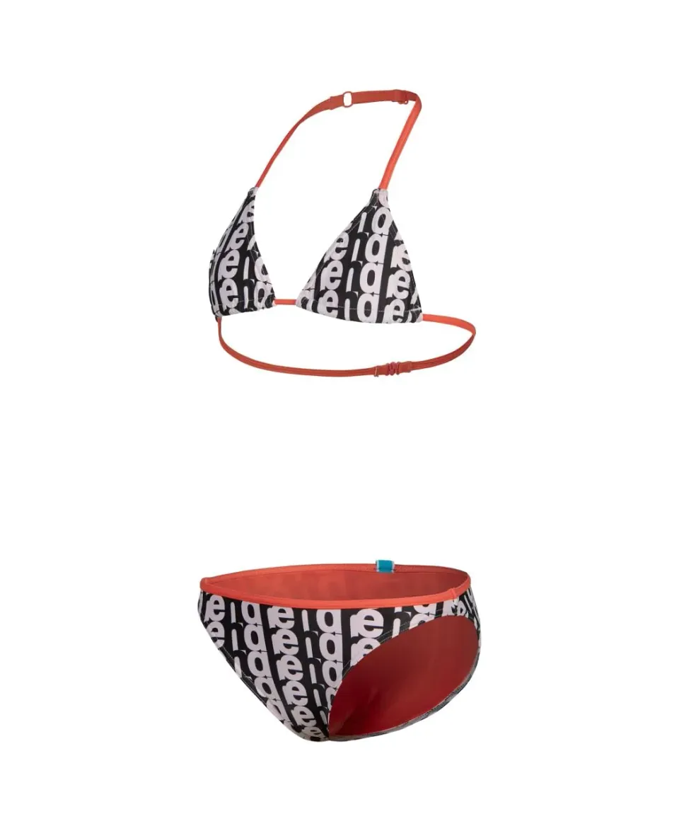 Arena Monogram Triangle bikini bambina 12-13 anni collo regolabile