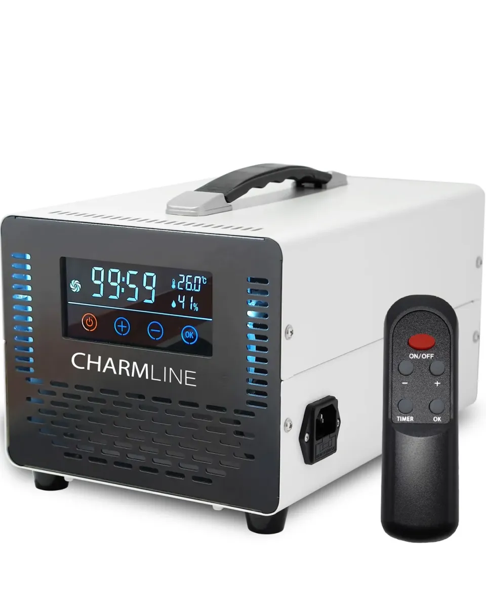 Charmline ozonizzatore 60000mg/h bianco telecomando 500mq