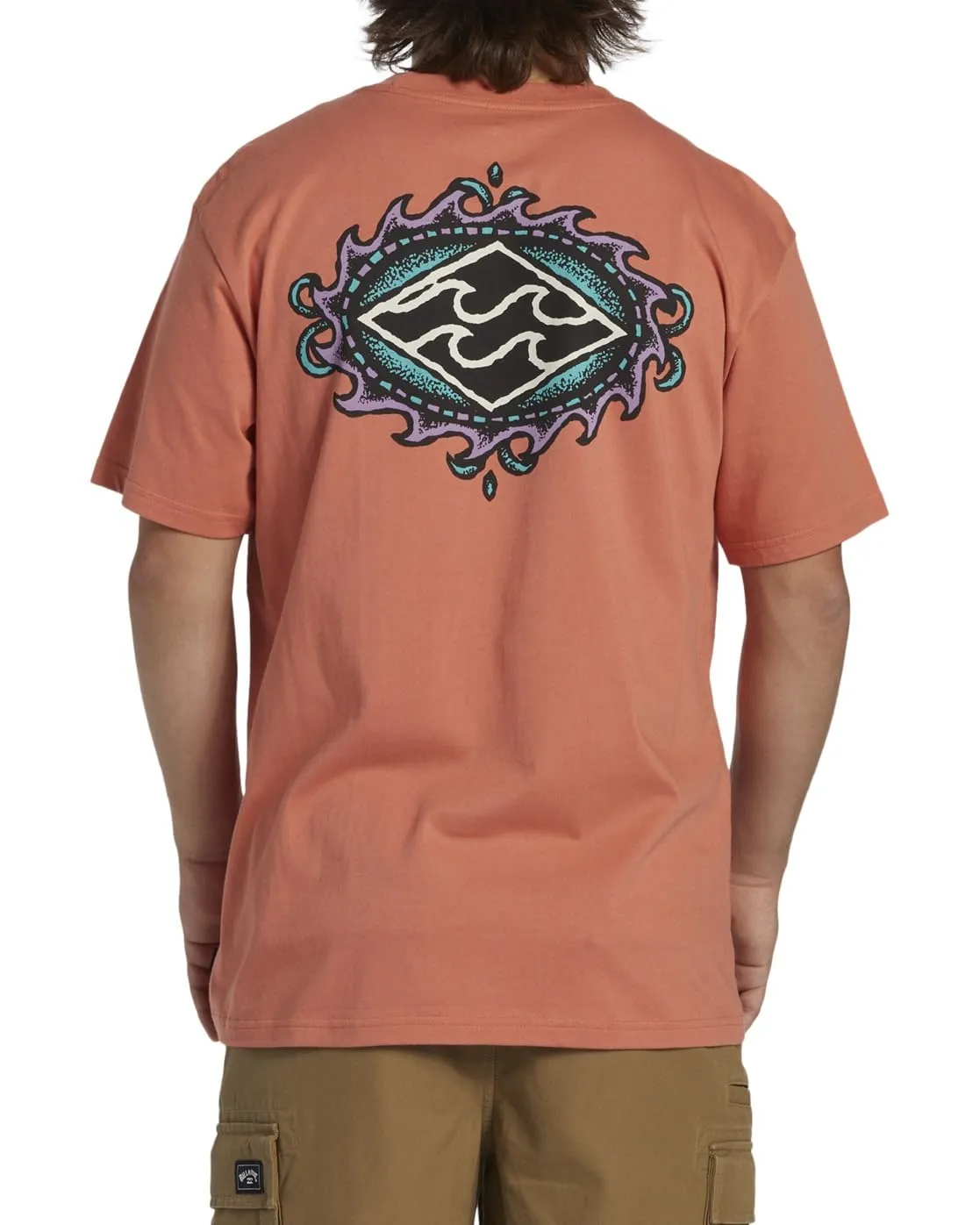 Billabong Crayon Wave maglietta uomo rosa XS