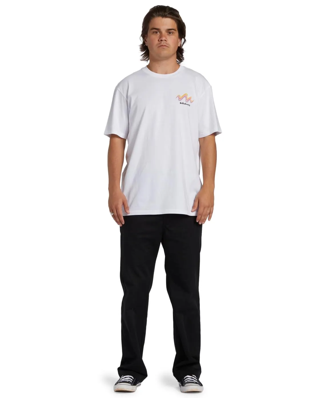 Billabong Segment SS t-shirt uomo S bianca girocollo