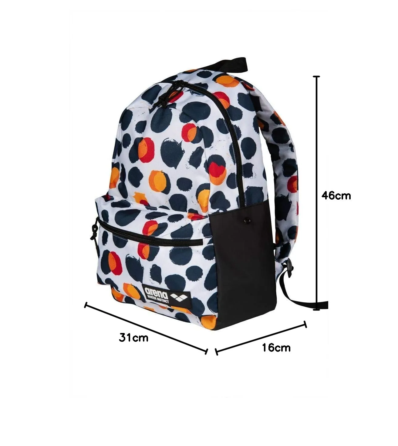 Arena Team Allover zaino sportivo 30 litri polka dots con porta laptop
