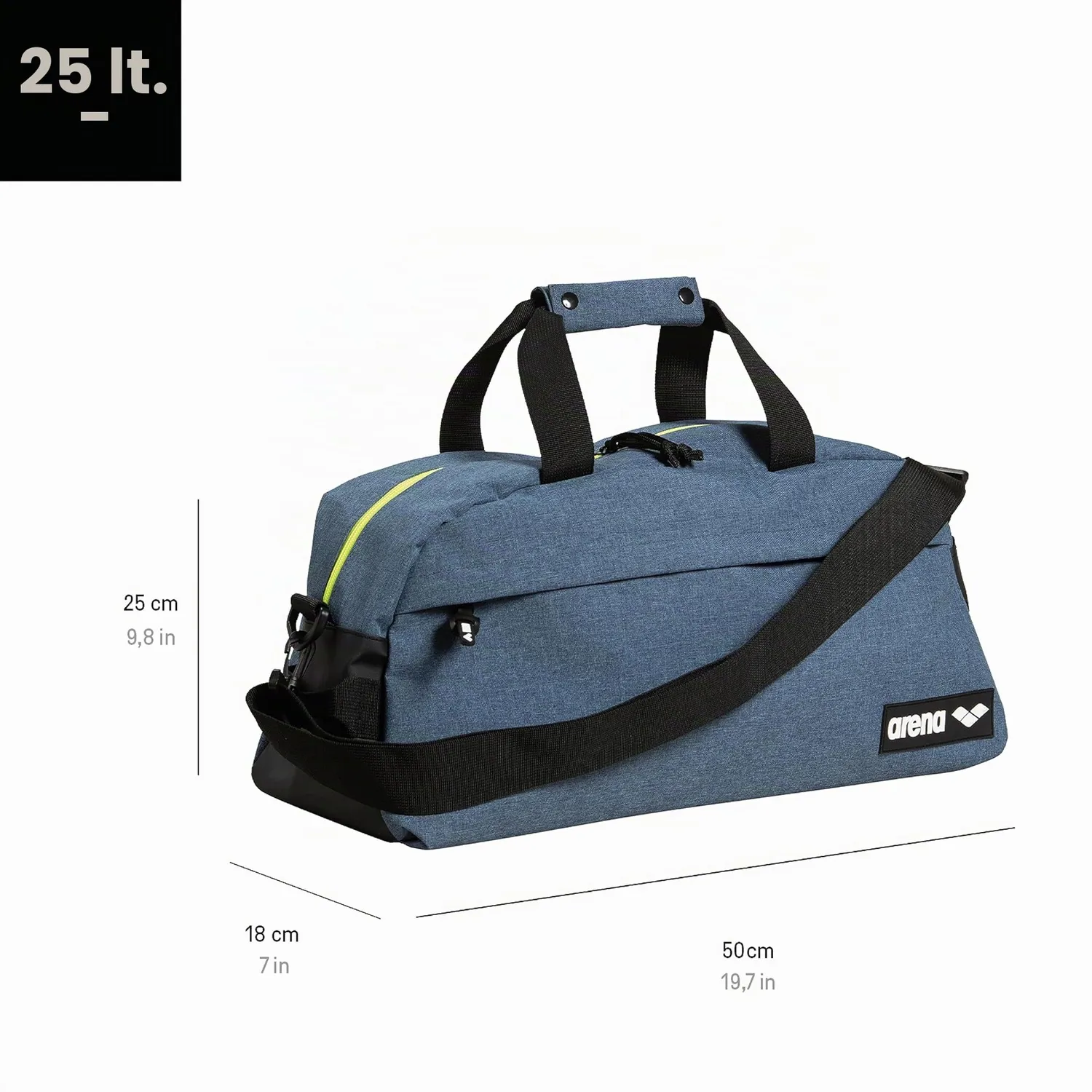 Arena Team Duffle 25 borsone sportivo rosso 25 litri