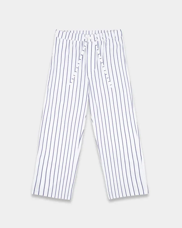Mosso Sunwear Sun Stripes pantaloni cotone a righe blu