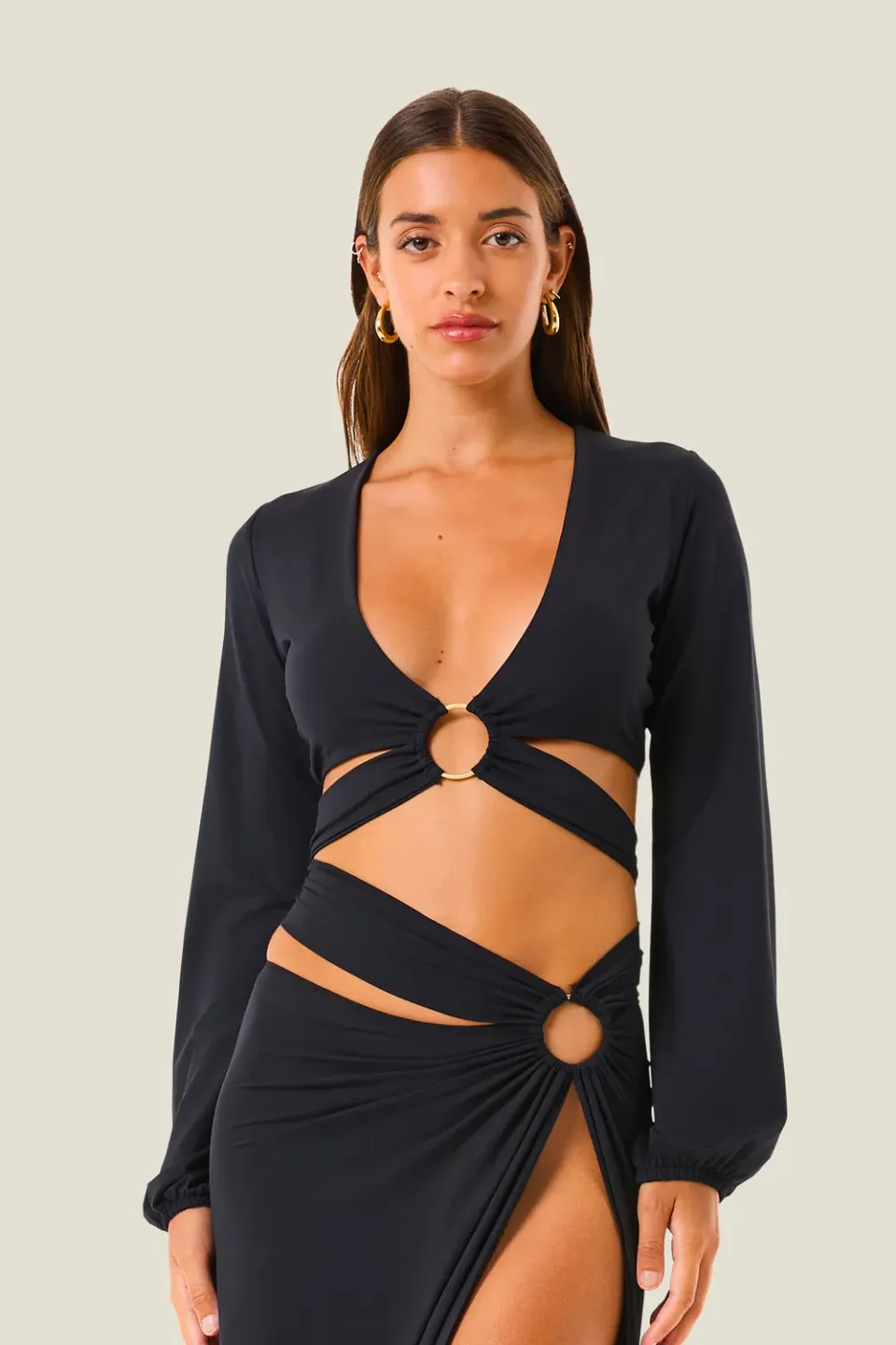 4 Giveness Top Soft Touch top bikini rosso morbido
