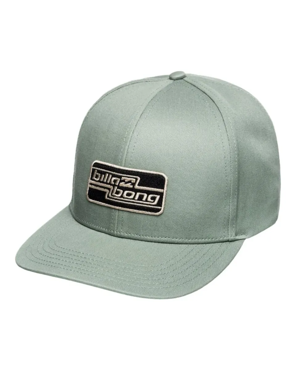 Billabong Walled Snapback berretto uomo verde regolabile