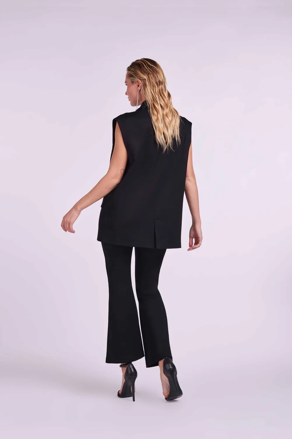 4 Giveness Laddian Pantaloni Eleganti Neri