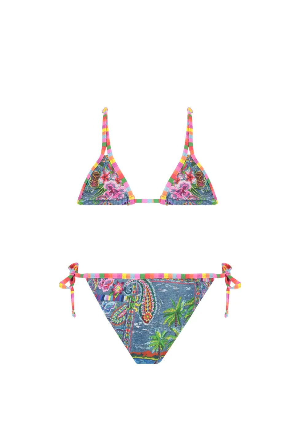 4 Giveness bikini triangolo bimba doppia spallina