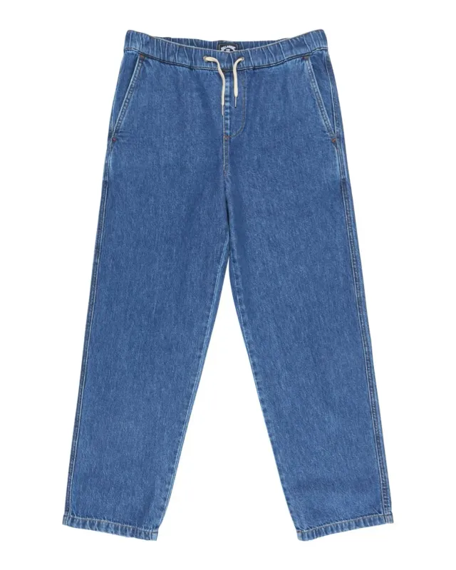 Billabong Larry Denim Pant jeans uomo L lavaggio scuro