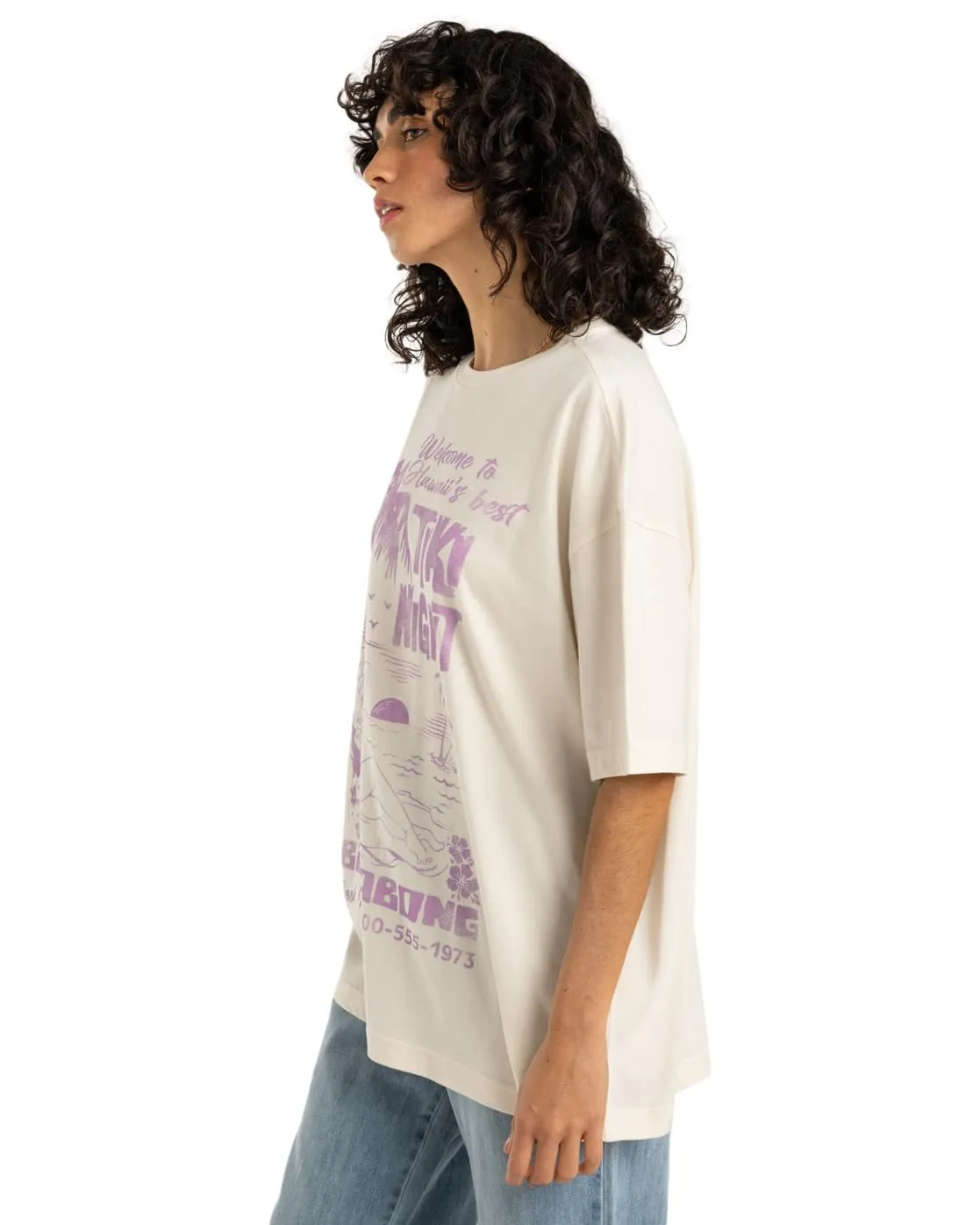 Billabong High On Life t-shirt donna L cotone 100%