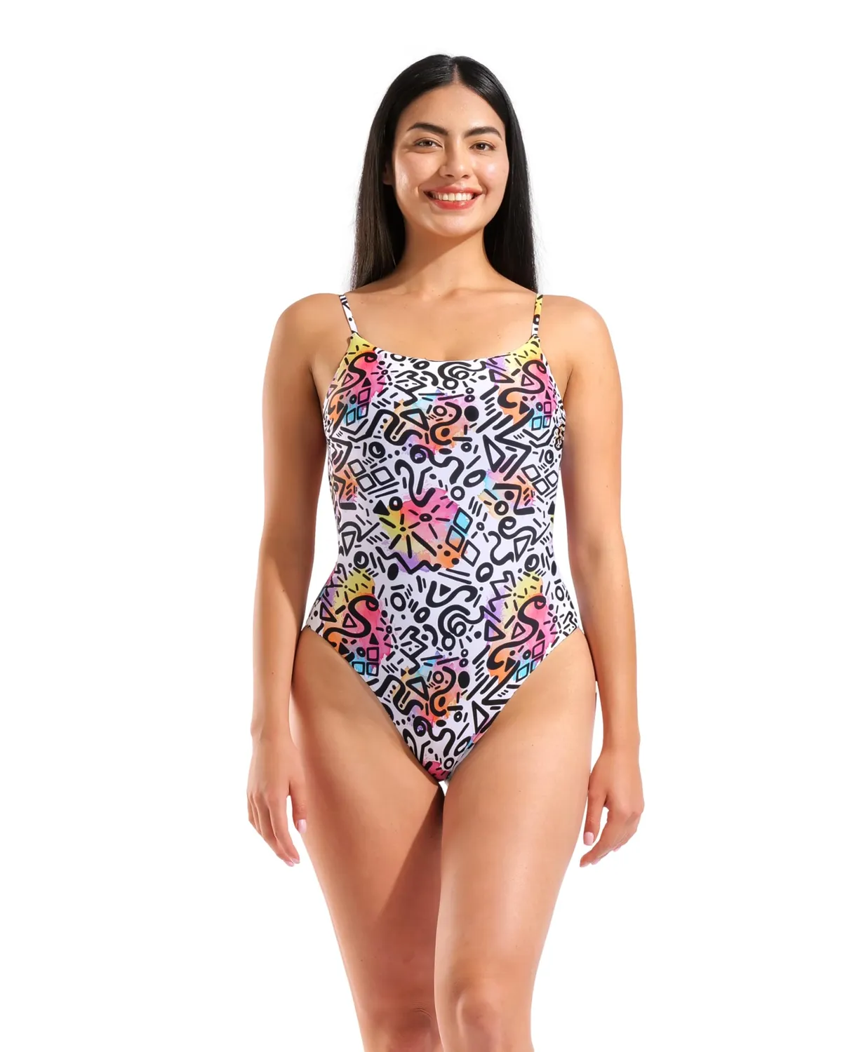 Arena Water Prints costume intero donna coppe removibili