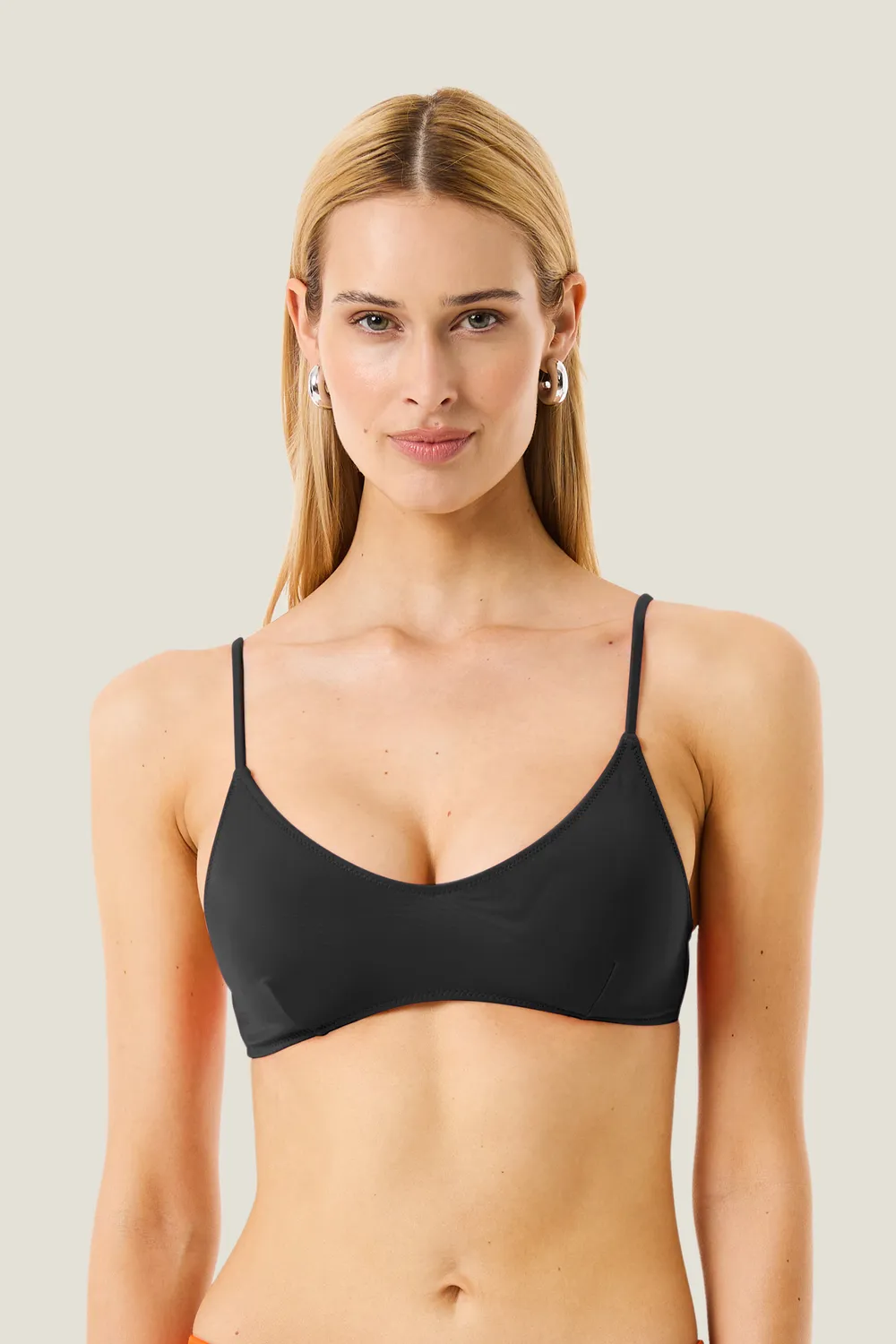 4 Giveness Exchange Color top bikini tinta unita coppe removibili