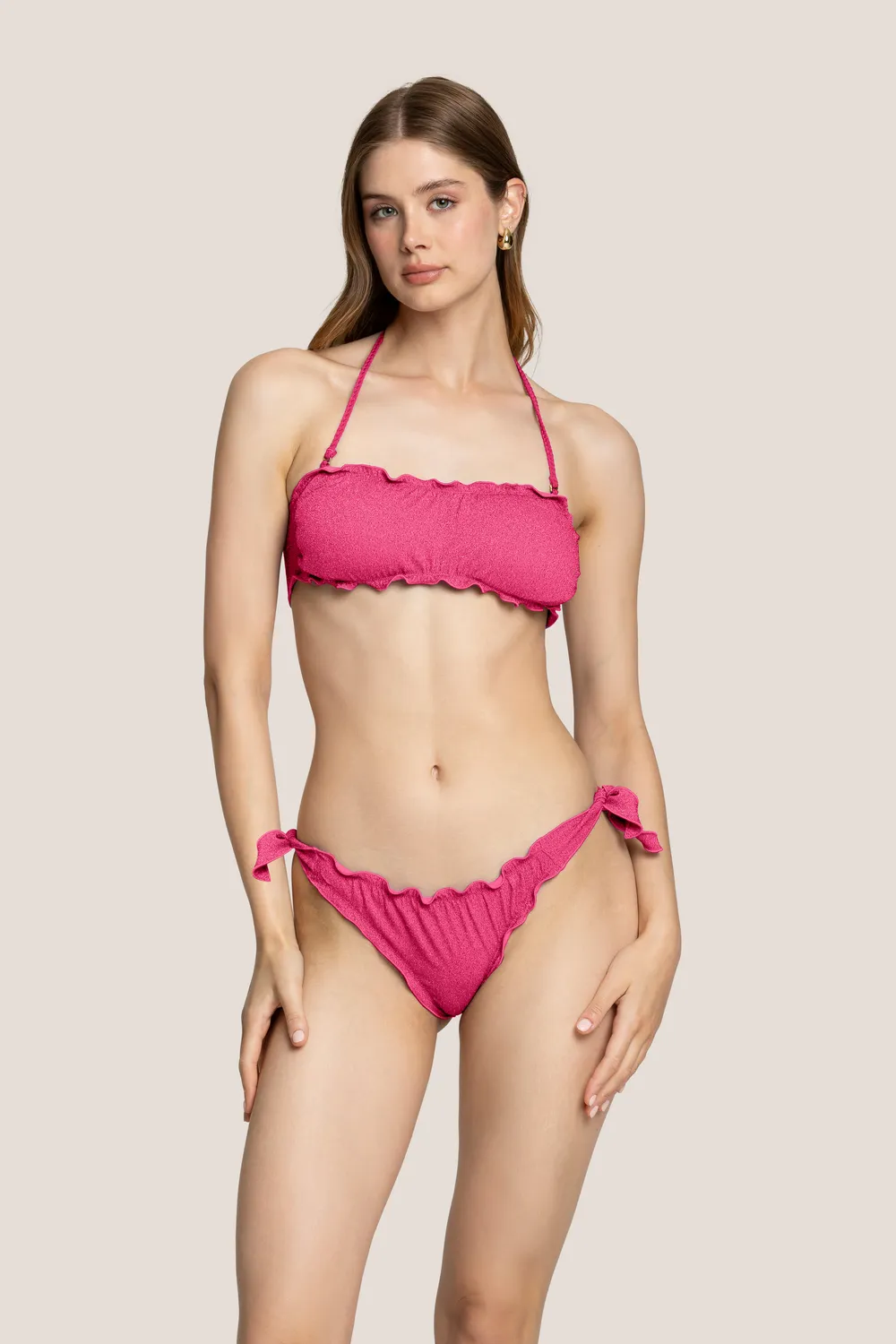 4 Giveness Must Have fascia bikini fuxia sbambolato
