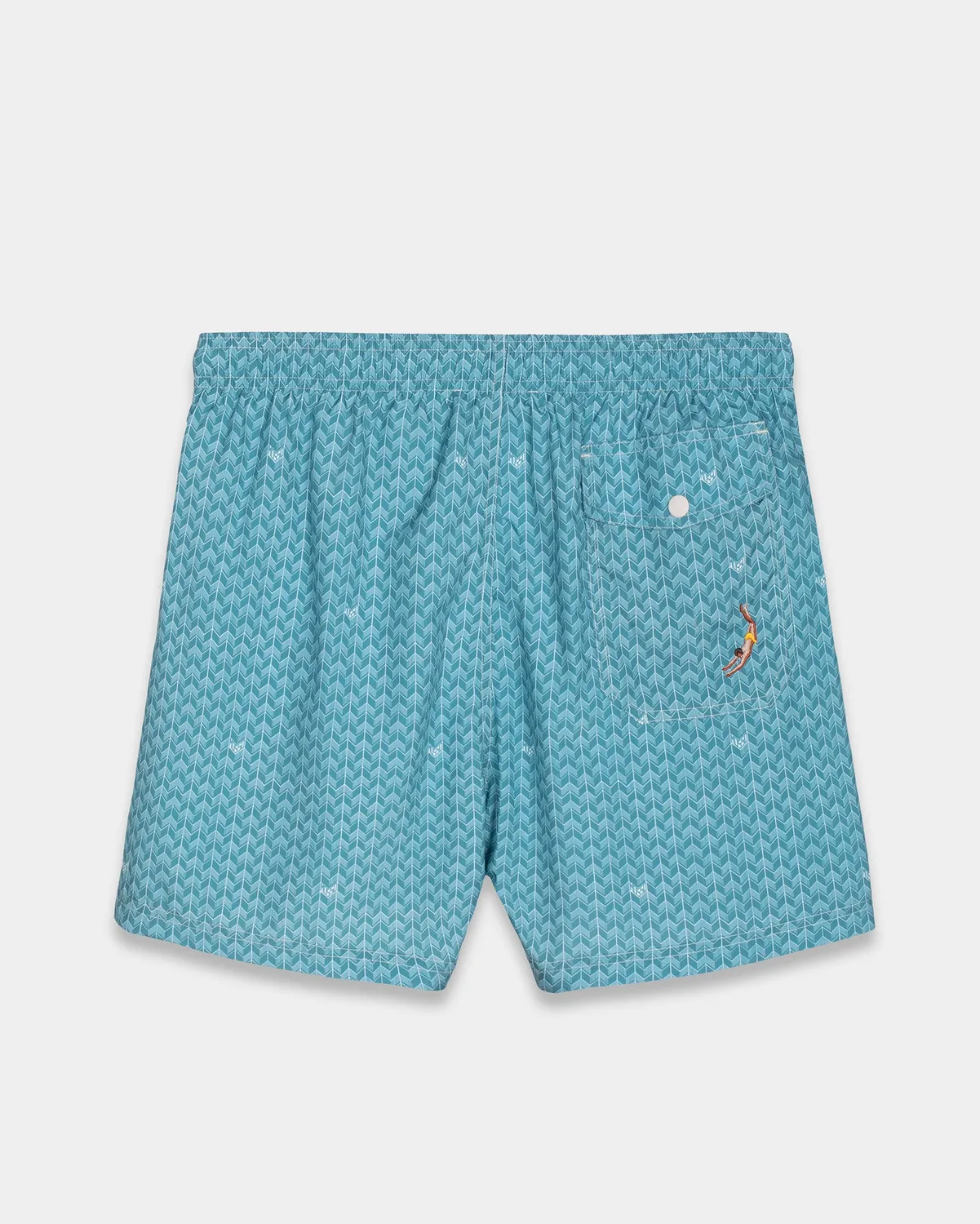 Mosso Sunwear Grains Drift Blue costume mare blu nylon riciclato