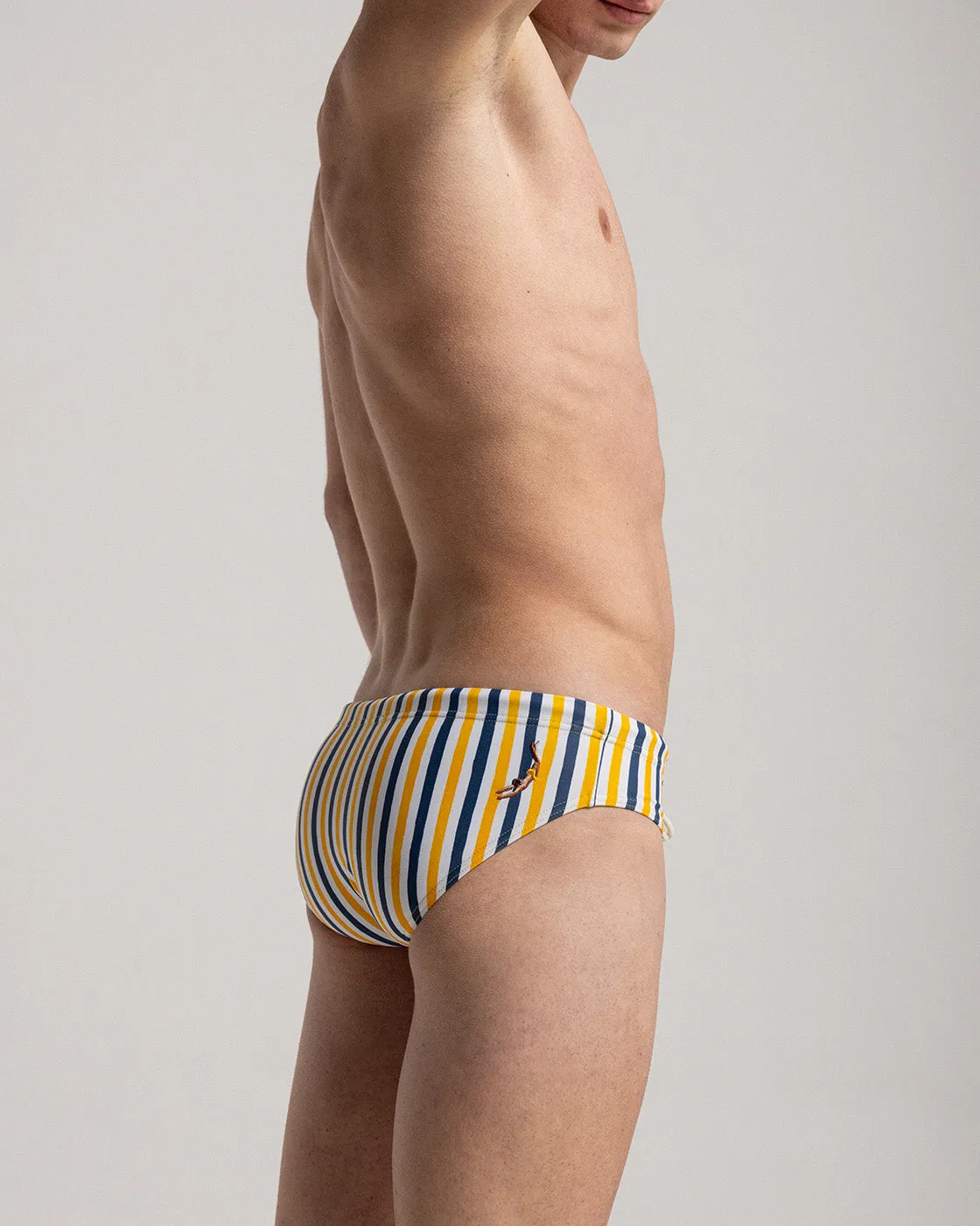 Mosso Sunwear Wave slip mare uomo navy fantasia righe