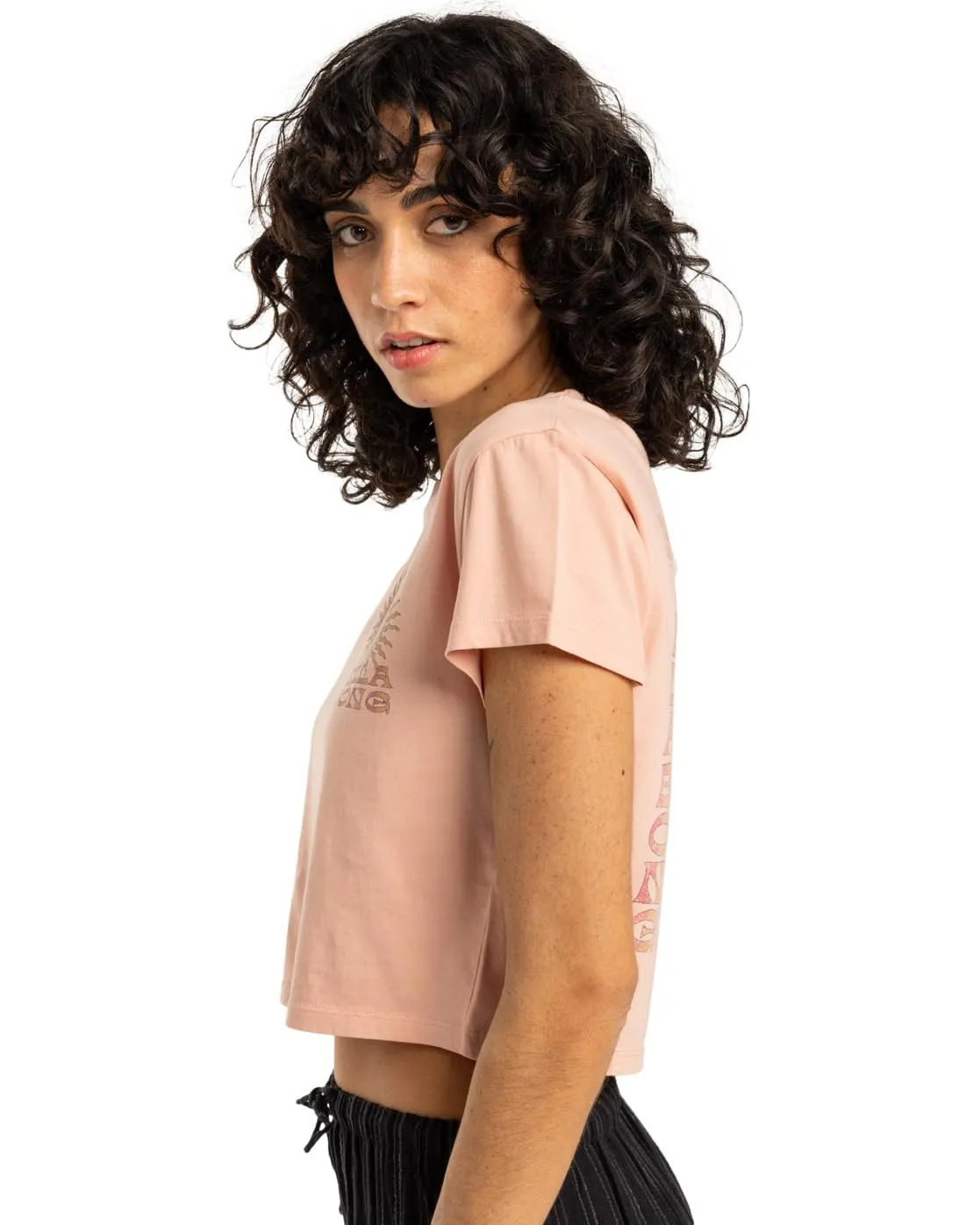Billabong Vibes Around t-shirt donna L cotone bianca