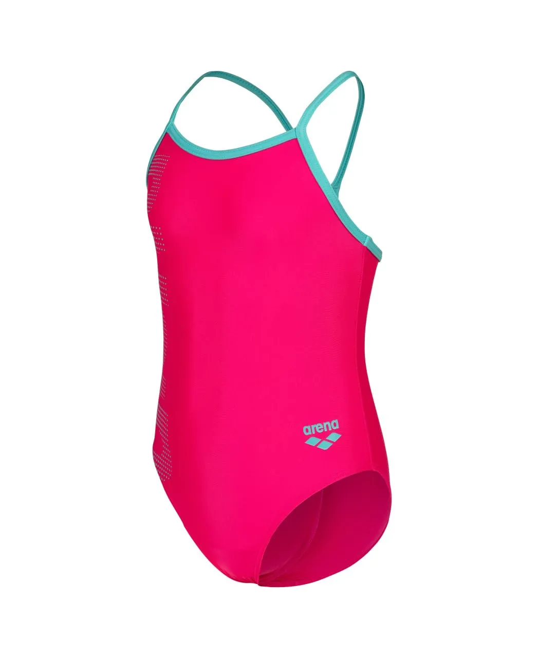 Arena Logo Kids Costume Intero Bimba 8-9 Anni Rosa
