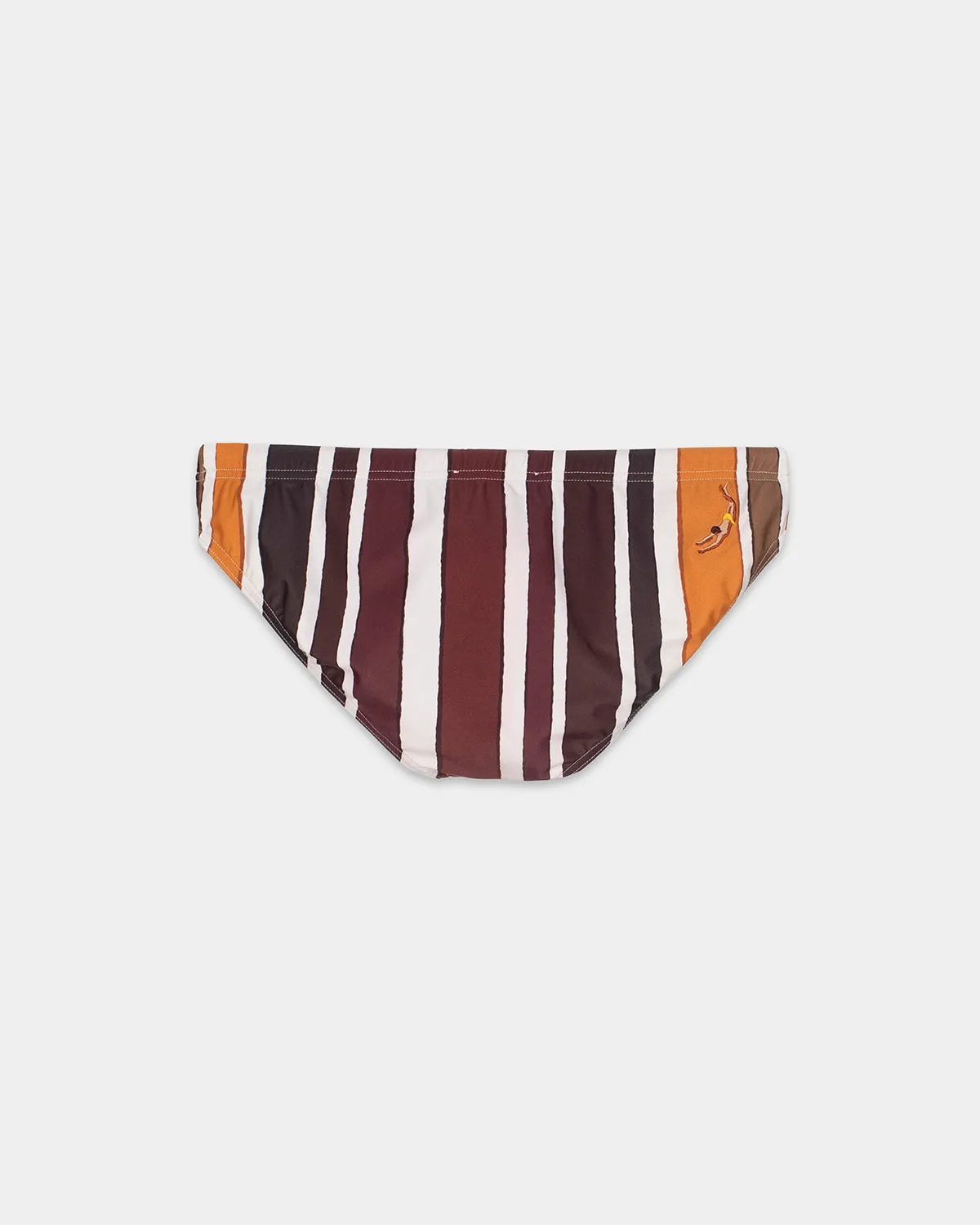 Mosso Sunwear Baiadera slip mare marrone righe