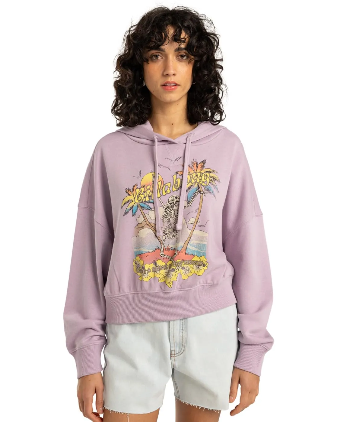 Billabong All Time felpa pile donna morbida manica lunga