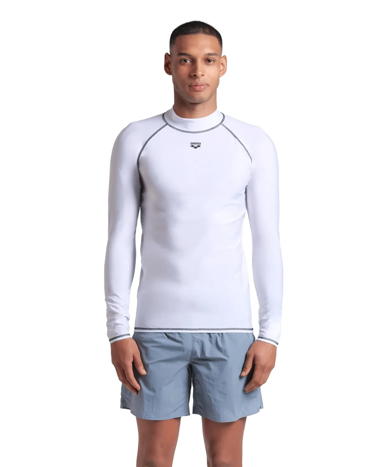 Arena Rash Vest L/S Graphic Lycra Uomo Manica Lunga