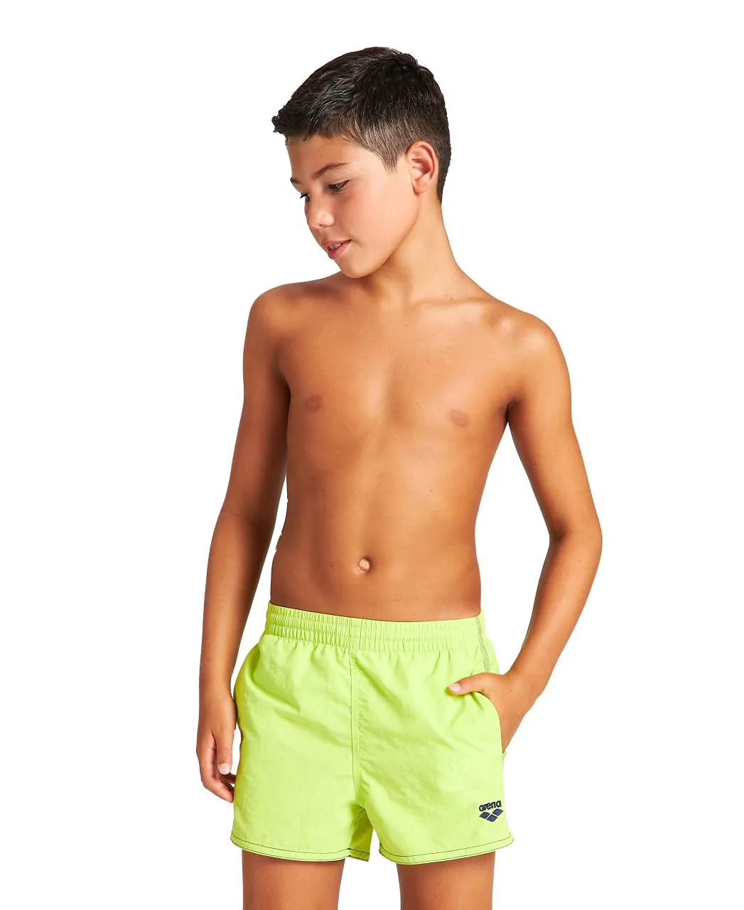 arena Bywayx boxer mare bambino 6-7 anni Verde Navy slip rete