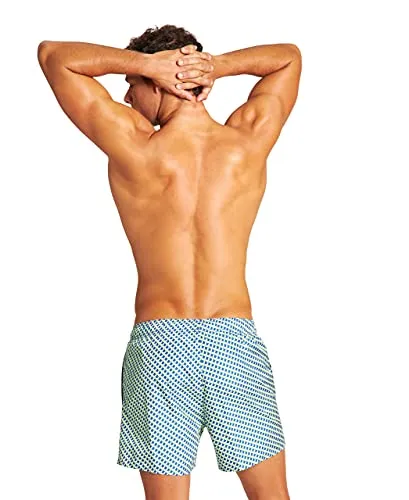 Arena M Fundamentals Allover Short boxer uomo neon blue cloro