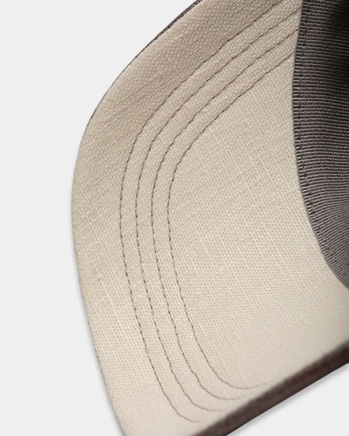 Mosso Sunwear cappellino baseball marrone in lino
