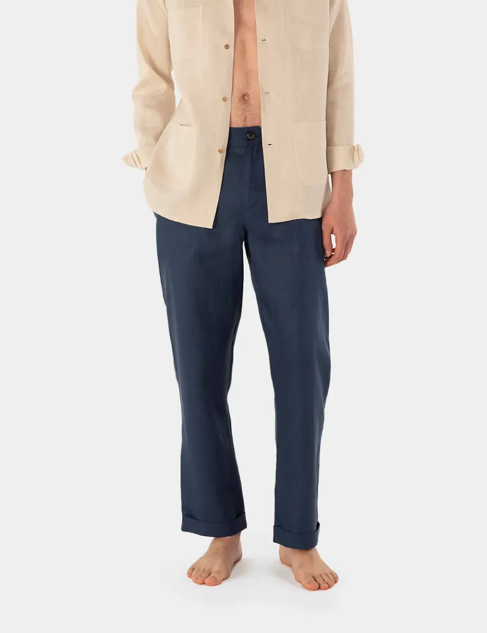 Ripa Ripa Anacapri Blu pantalone lino blu