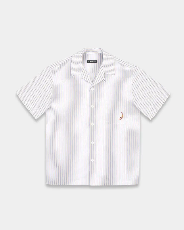 Mosso Sunwear Fine Stripe camicia maniche corte righe