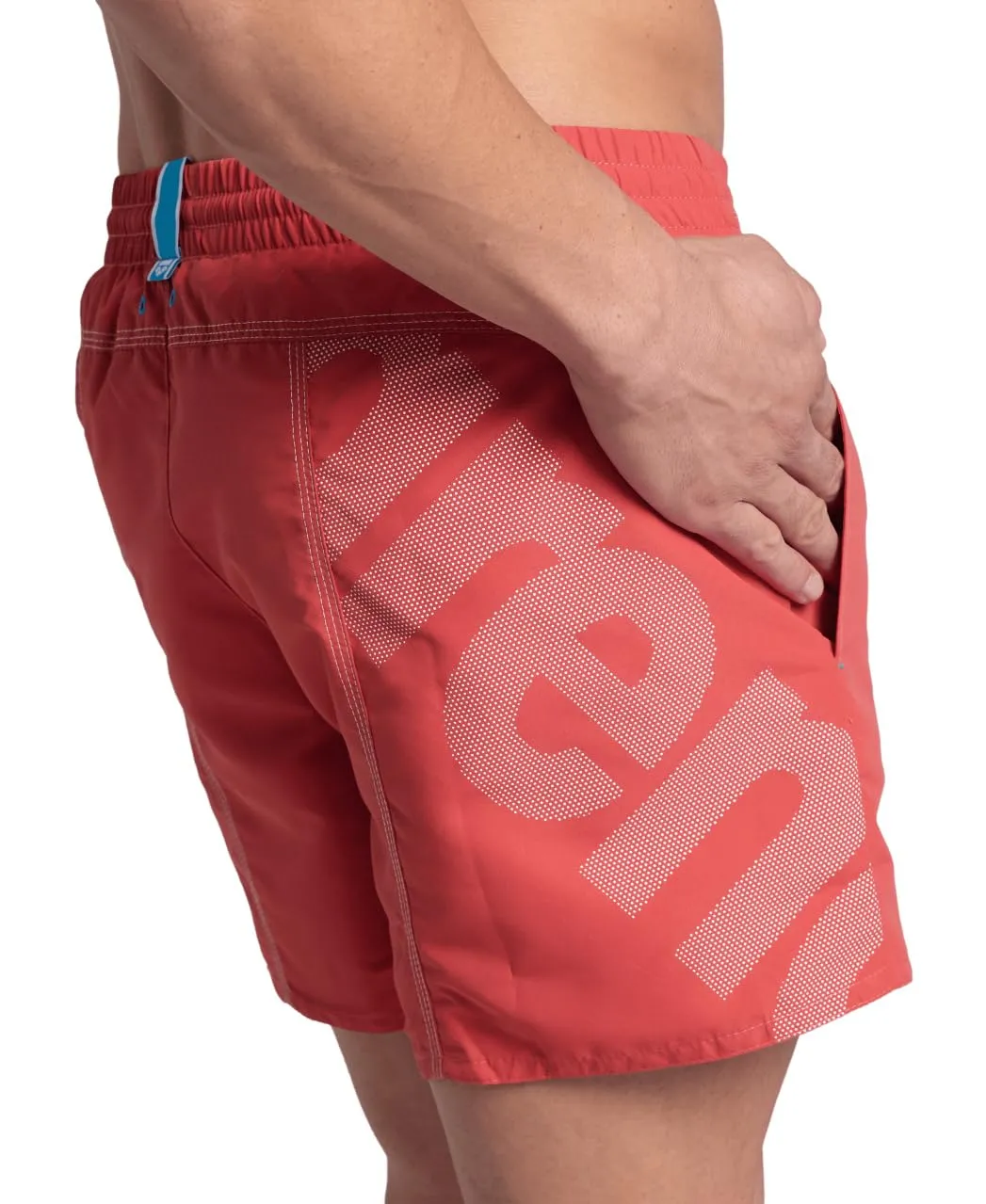 Arena Pro_File Short Mare M Rosso Tessuto Riciclato 36,5 cm