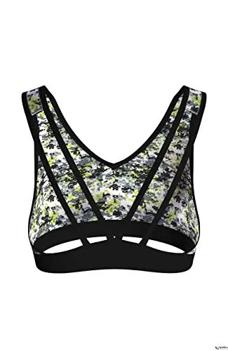 Arena Gym V-Neck reggiseno sportivo scollo a V donna