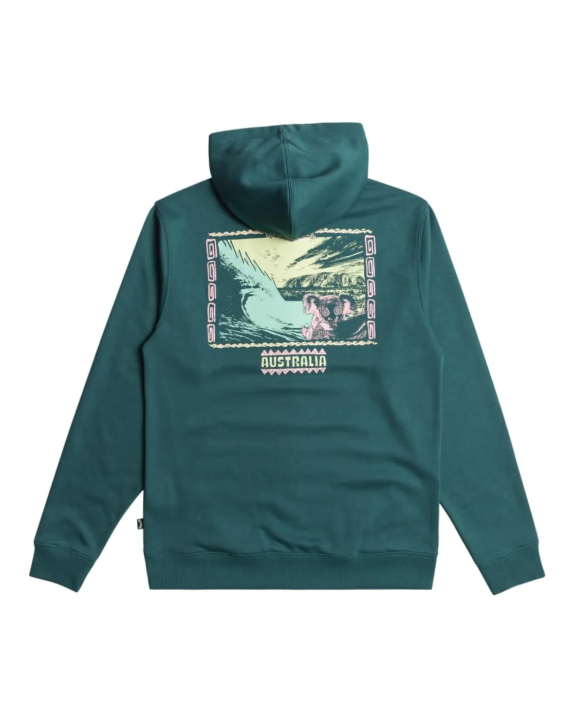 Billabong Dreamland felpa cappuccio uomo nero cotone riciclato