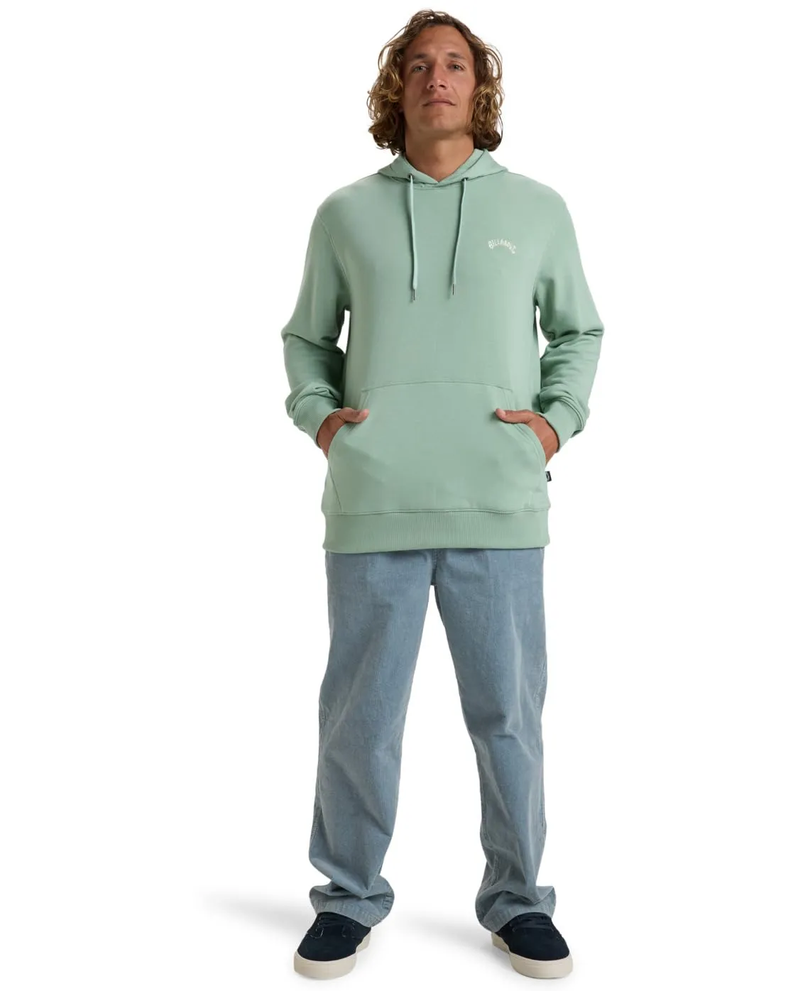 Billabong Arch felpa uomo pile cotone riciclato