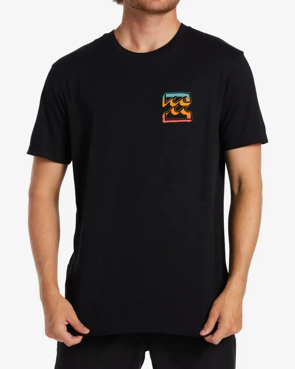 Billabong Crayon Wave SS t-shirt uomo stampata