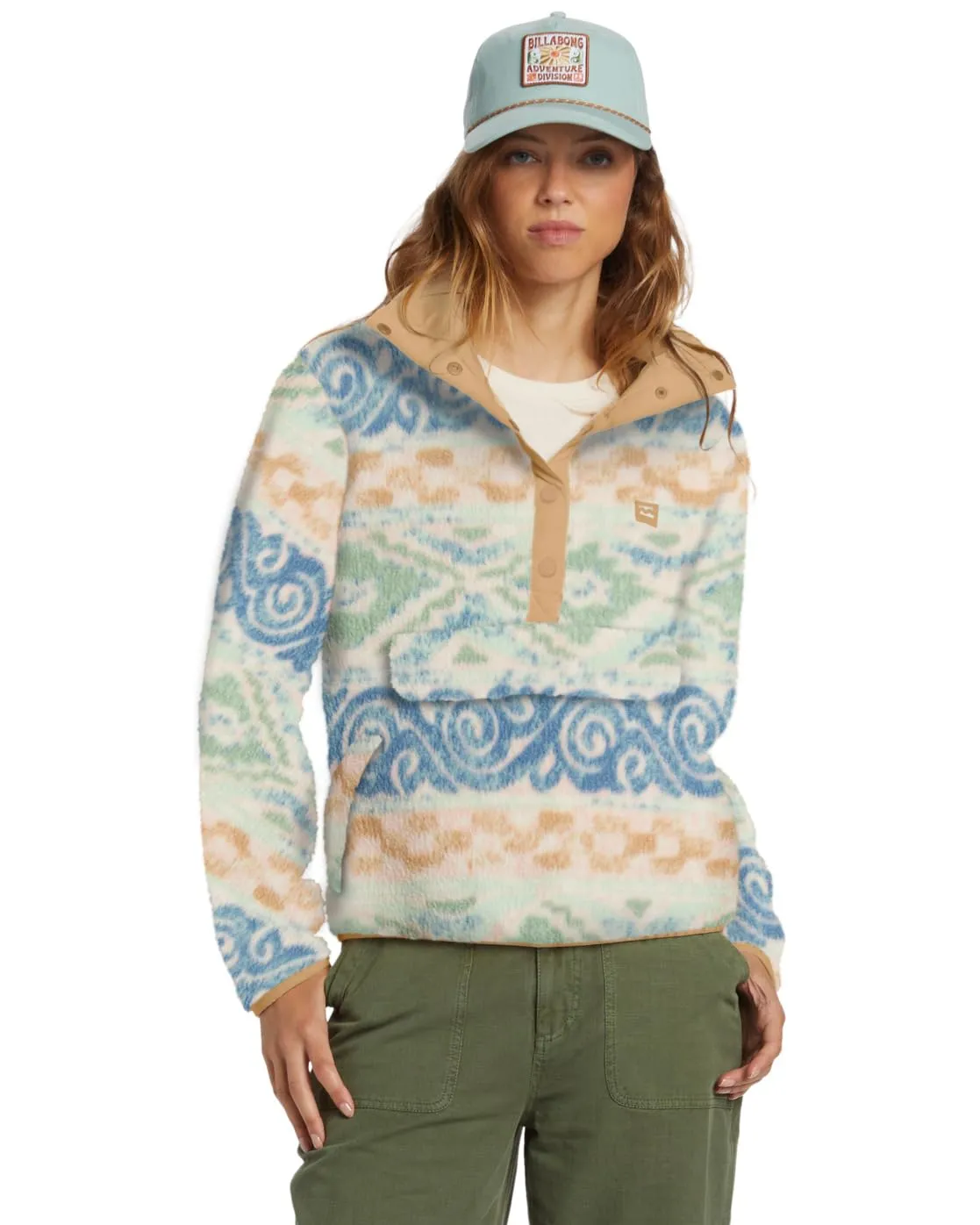 Billabong Switchback pile donna XS blue haze collo alto
