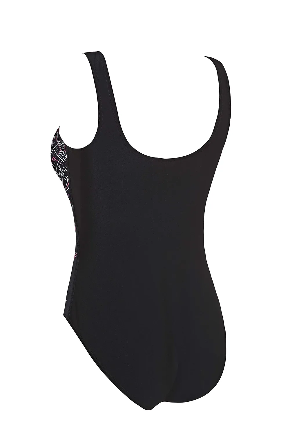 Zoggs Electric Scoopback Costume Donna 42 Nero Resistente