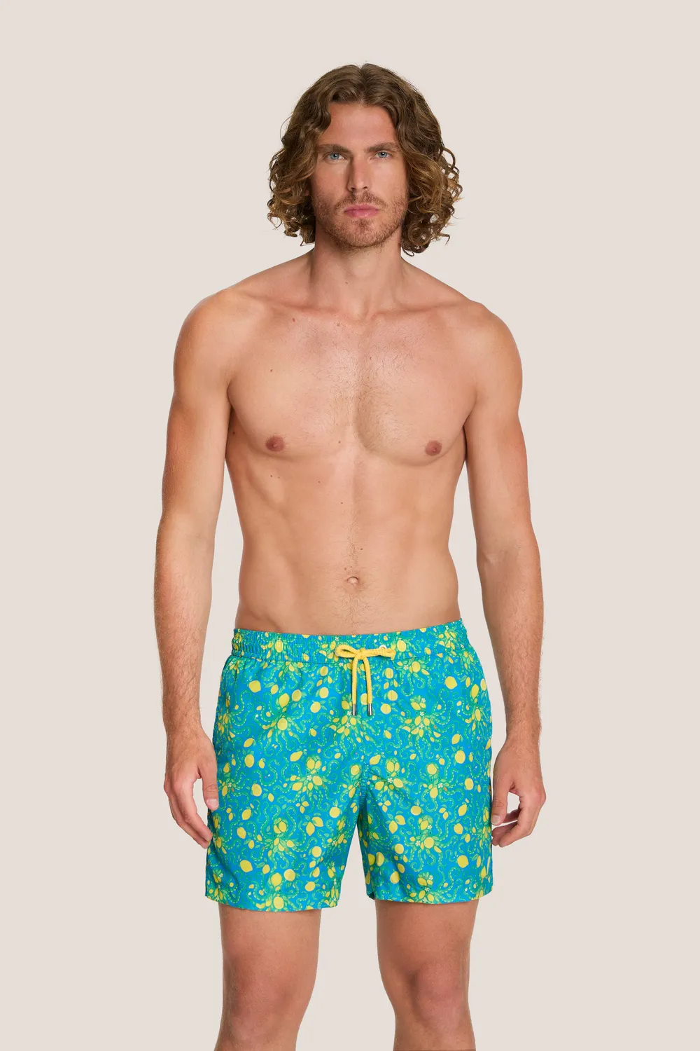 4 Giveness Lemon Boxer Mare Corto Verde Uomo Rapido