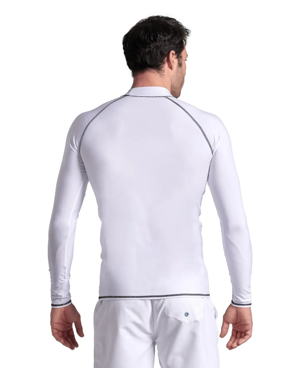 Arena Rash Vest L/S Graphic Lycra Uomo Manica Lunga