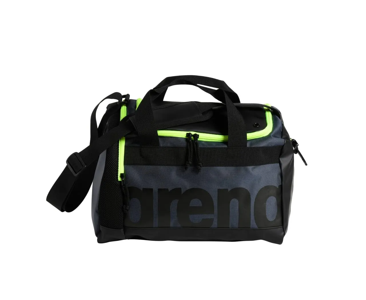 arena Spiky III Duffle 25 borsone nero giallo 25 litri idrorepellente