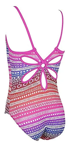 Zoggs Ikat Actionback costume intero bambina 4 anni cloro